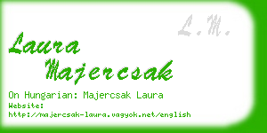 laura majercsak business card